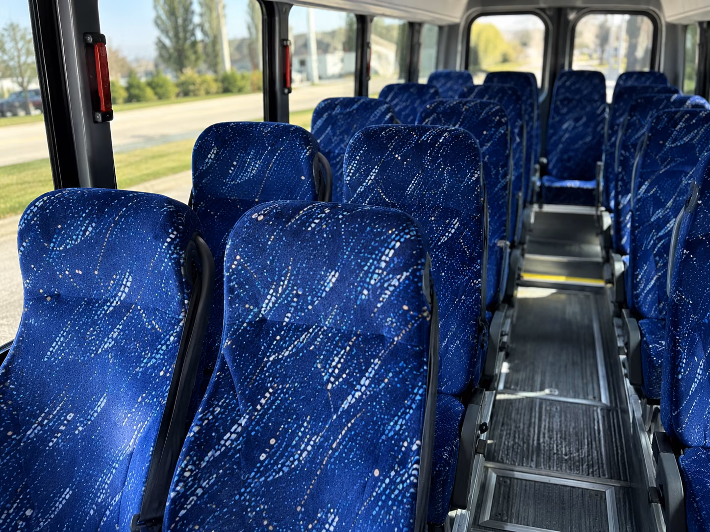 wichita falls 18 passenger minibus interior