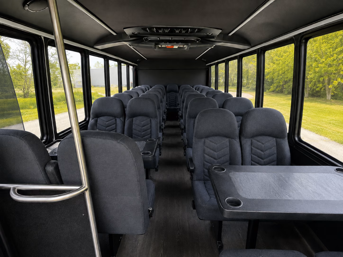 wichita falls 20 passenger minibus interior