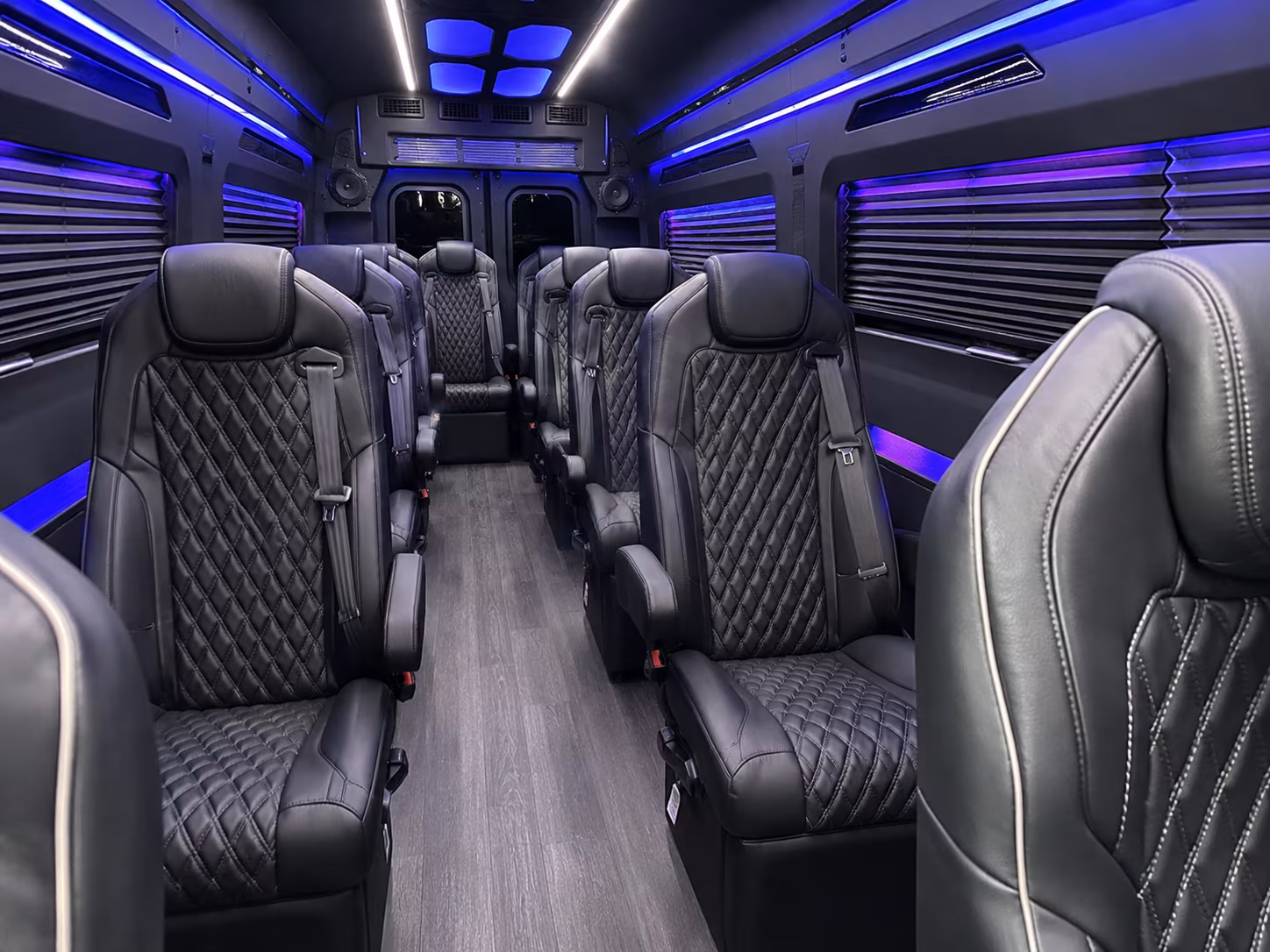 wichita falls sprinter van with driver inside