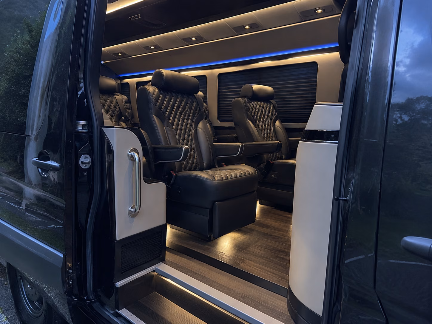 wichita falls wine tour transportation onboard seating
